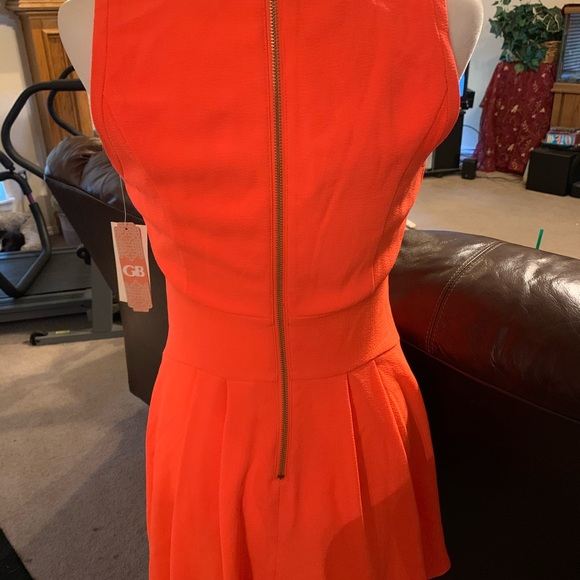 GB NWT Orange dress - Picture 2 of 6